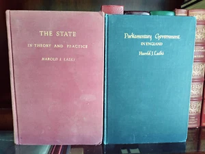 Harold J. Laski x 2_State / Parliamentary Govt_HCnoDJ_1st Edn_Viking Press_Good - Picture 1 of 18