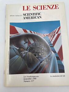 Le Scienze Ed. It. Scientific American n. 217 1986 La simulazione del volo