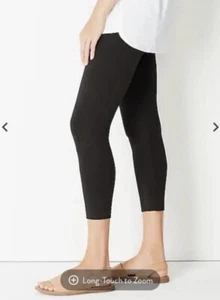 J. JILL women’s Capri Leggings NWT pants black Pull On Stretchy Cropped XL - Picture 1 of 8