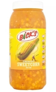 French's Bick's 2.45kg Bicks Crunchy Sweetcorn Relish Jar Bottle Pack Burgers - Picture 1 of 1