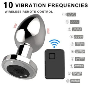 Vibrador Juguetes Sexuales Para Hombres Mujeres Tapon Anal Orgasmo Estimulacion - Picture 1 of 12