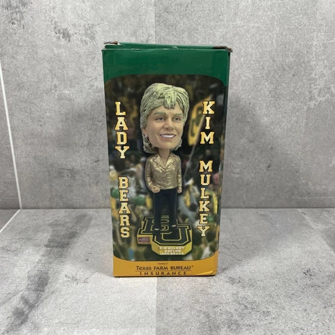 Kim Mulkey Bobble Head Collectible Doll Figure Texas Baylor Lady Bears NIB NEW Cover