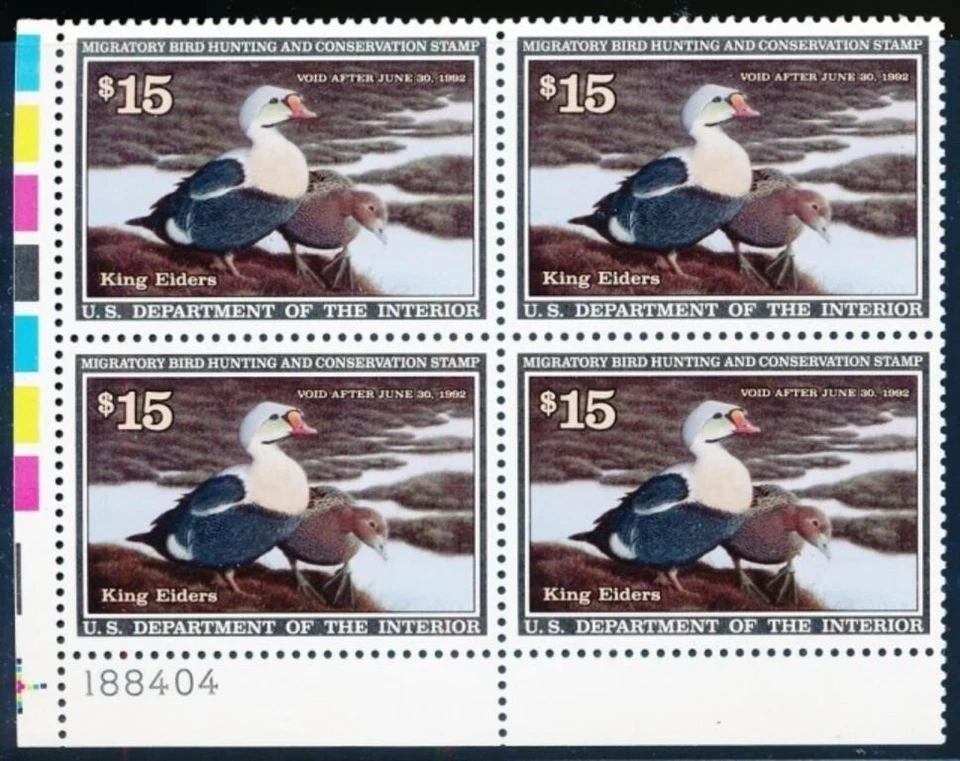 RW58 P/B King Eiders Duck Stamp MNH OG Cv120.00 - Image 1 of 1