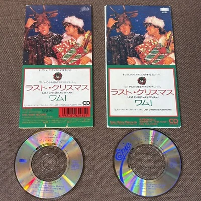 Bundle of 2 WHAM! Last Christmas JAPAN 3" CD 10.8P-3057, ESDA7156 (repaired) Foto 1 de 4