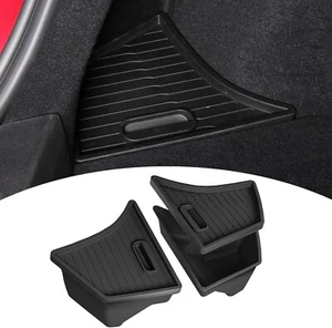 Tesla Model 3 2024-25 Rear Trunk Storage Bins | 2PCS TPE | Waterproof ๐ - Picture 1 of 6