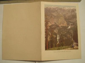 YOSEMITE CAMP CURRY MENÜ 27. MAI 1947 MITTAGESSEN 4-1/2 ZOLL X 6-1/2 ZOLL FRÜHLINGSFÄLLE - Bild 1 von 1