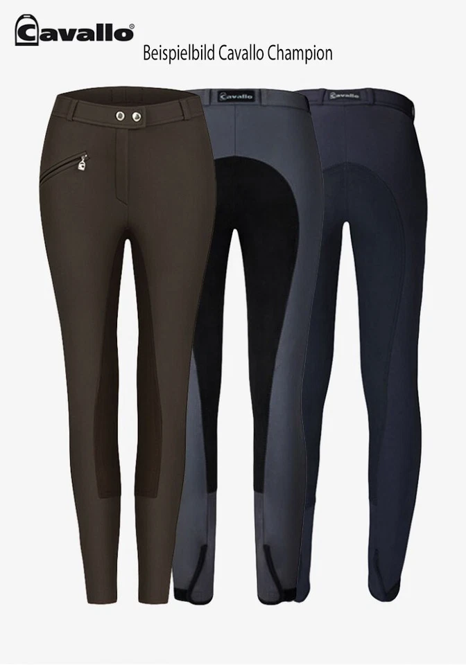 Cavallo Damen - Reithose Champion - Cavasoft®-Vollbesatz Stoff: Microfaser