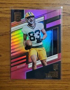 2022 Donruss Elite Samori Toure Pink Parallel RC #184 Green Bay Packers