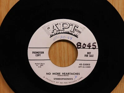 Stereophonics Doowop Promo 45 No More Heartaches bw Love Is So Wonderful on APT - Image 1 of 2