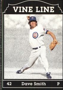 1991 Cubs Vine Line #27 Dave Smith
