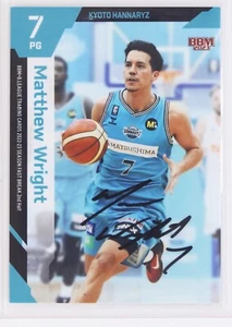 Matthew Wright - 2023 B.LEAGUE Basketball Trading Autogrammkarte 2nd Half - Bild 1 von 3