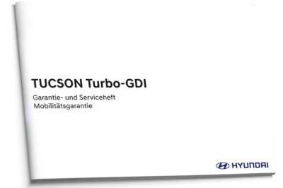 Hyundai Tucson Deutsches Serviceheft 2018-2021 - Bild 1 von 4