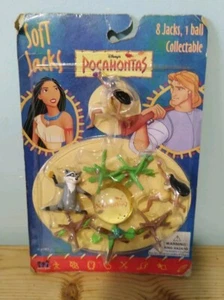 Disney Pocahontas Soft Jacks Game - 1 Ball 8 Jacks - Maui Toys - Vintage 1995 - Picture 1 of 2