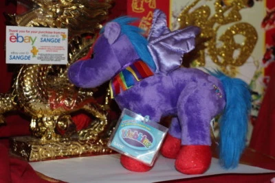 WEBKINZ RAINBOW PEGASUS-COMES WITH SEALED/UNUSED CODE/TAG-NICE GIFT  - Image 1 of 4