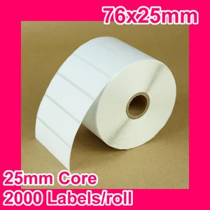 16 rolls of 76x25mm Thermal Direct Label for Zebra/TSC/SATO/DATA MAX/Intermec - Picture 1 of 4