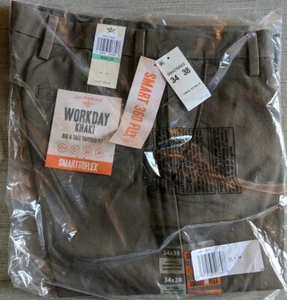  Dockers Mens Big and Tall Modern Tapered Workday Khaki Pants, Dark Pebble,34X38 - Picture 1 of 11