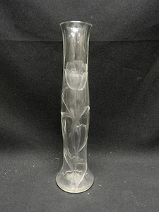 LARGE EARLY 20c BOHEMIAN MOSER ENGRAVED GLASS ART DECO VASE ~ 11.75 in - Picture 1 of 12