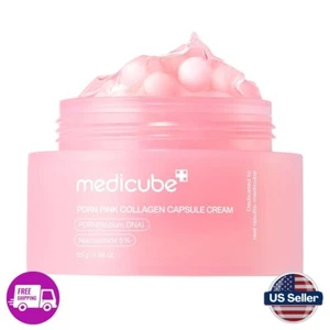 medicube Salmon DNA PDRN Rosa Kollagen Kapsel Creme Gesicht Feuchtigkeitscreme Neu Packung - Bild 1 von 6