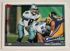 NFL TROY AIKMAN Dallas Cowboys 1991 Topps Football Trading CARD #371