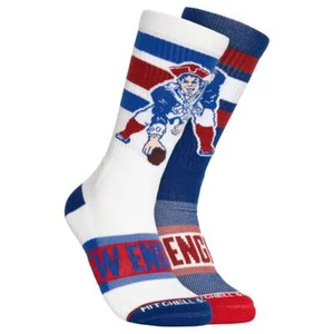 Calcetines Mitchell & Ness NFL New England Patriots Hail Mary Crew, Nuevos - Imagen 1 de 4