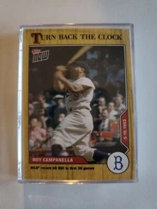 2020 TOPPS NOW TURN BACK THE CLOCK # 41 ROY CAMPANELLA 40 RBI Brooklyn Dodgers - Picture 1 of 2