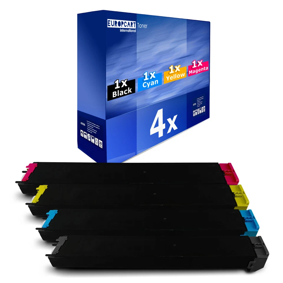 4x Toner ersetzt Sharp MX-23 GTBA MX-23 GTCA MX-23 GTMA MX-23 GTYA - Bild 1 von 3