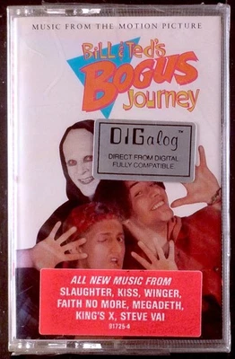 Bill & Ted's Bogus Journey (Music From The Motion Picture) CASSETTE SEALED OOP Foto 1 de 3