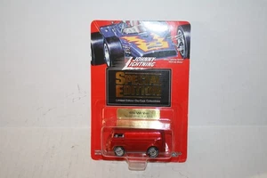 60s VOLKSWAGEN VAN DIECAST-1 OF 5000 MADE-1/64-GOOD-RED-94 JOHNNY LIGHTNING - Picture 1 of 5