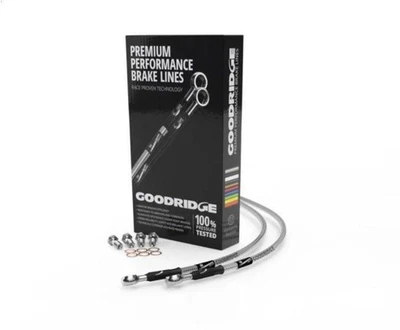 Тормозная труба, плетеная GOODRIDGE YA1011-2F/1RP-CLG для YZF-R1 1000 2006- - Изображение 1 из 4