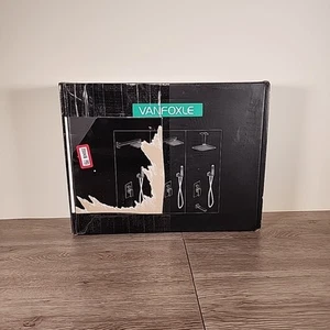 VANFOXLE Shower Faucet Set Matte Black Shower System,Push Button Diverter Shower - Picture 1 of 5