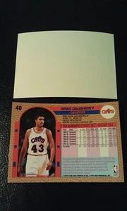 Brad Daugherty Cleveland Cavs 1992 - 1993 Fleer Blank Front Error WOW Oddball - Picture 1 of 1