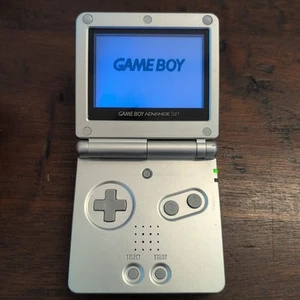 Nintendo Gameboy Advance SP Konsole Silber Japan GBA Neue Batterie - Bild 1 von 15