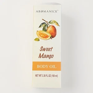 Aromanice Body Oil Sweet Mango 100 ml Bottle 3.38 Oz - Picture 1 of 3
