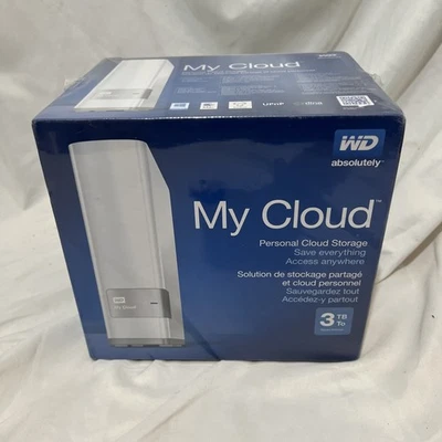 Disco duro externo Western Digital WD My Cloud almacenamiento personal 3 TB nuevo SELLADO Foto 1 de 4