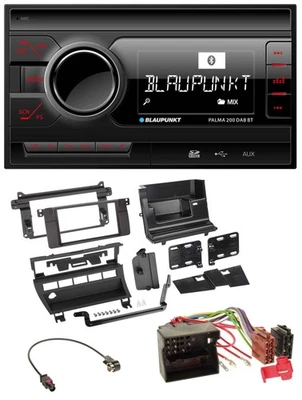 Blaupunkt MP3 Bluetooth DAB 2DIN SD USB Autoradio für BMW 3er 2002-2006 5 Schalt - Bild 1 von 4