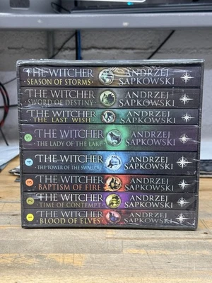 The Witcher 8 Books Box Set Paperback By: Andrzej Sapkowski - New - Image 1 of 4