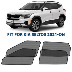 Car Shades for Side Windows Sunshade Protector for 2021-2025 Kia Seltos - Picture 1 of 7