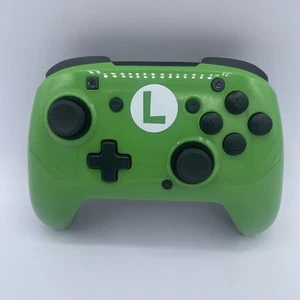Nintendo Switch Luigi PDP Faceoff Deluxe Wired Pro Controller TESTED AND WORKING - Picture 1 of 8