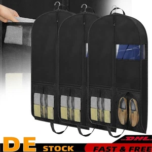 3stk Pack Kleidersack Vliesstoff 43*24'' Kleiderhülle Kleider Schutzhülle DHL - Bild 1 von 19