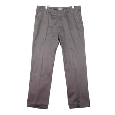J Lindeberg Flat Front Chino Pants Straight Leg Mens 32X30 Gray Performance Golf - Image 1 of 4