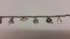 NFL Denver Broncos Charm Bracelet, NEW - Picture 1 of 1