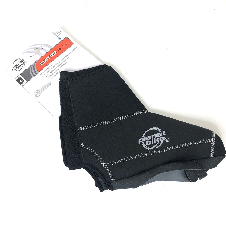 Planet Bike Comet Neoprene Shoe Covers Black Large
