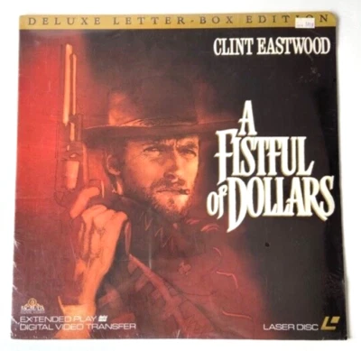 A Fistful Of Dollars LASERDISC- VTG NEW SEALED!! Letter Box - Clint Eastwood - Image 1 of 2