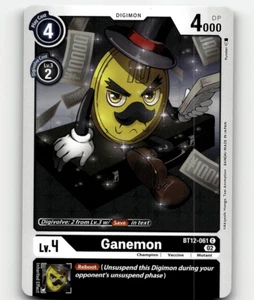 Digimon Ganemon Across Time BT12-061 C - Picture 1 of 1