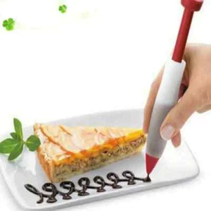 Silicone Icing Piping Pen Uncharged Food Decorating Writing Tool with Pastry - Picture 1 of 5