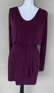 BCBG Generation Women's Purple Size S wrap dress, 1/2 Elastic Waist. #045 - Picture 1 of 7