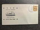 USS KITTY HAWK AKV-1 Naval Cover 1941 COMMISSIONED Cachet 