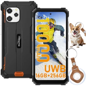 Blackview BV8900 Pro UWB Telefon komórkowy 16GB + 256G 10000mAh Dual SIM 4G Outdoor Smartphone - Zdjęcie 1 z 17