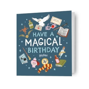 Harry Potter Birthday Card Hedwig Birthday Card Includes Envelope 7x6 Inches - Picture 1 of 6