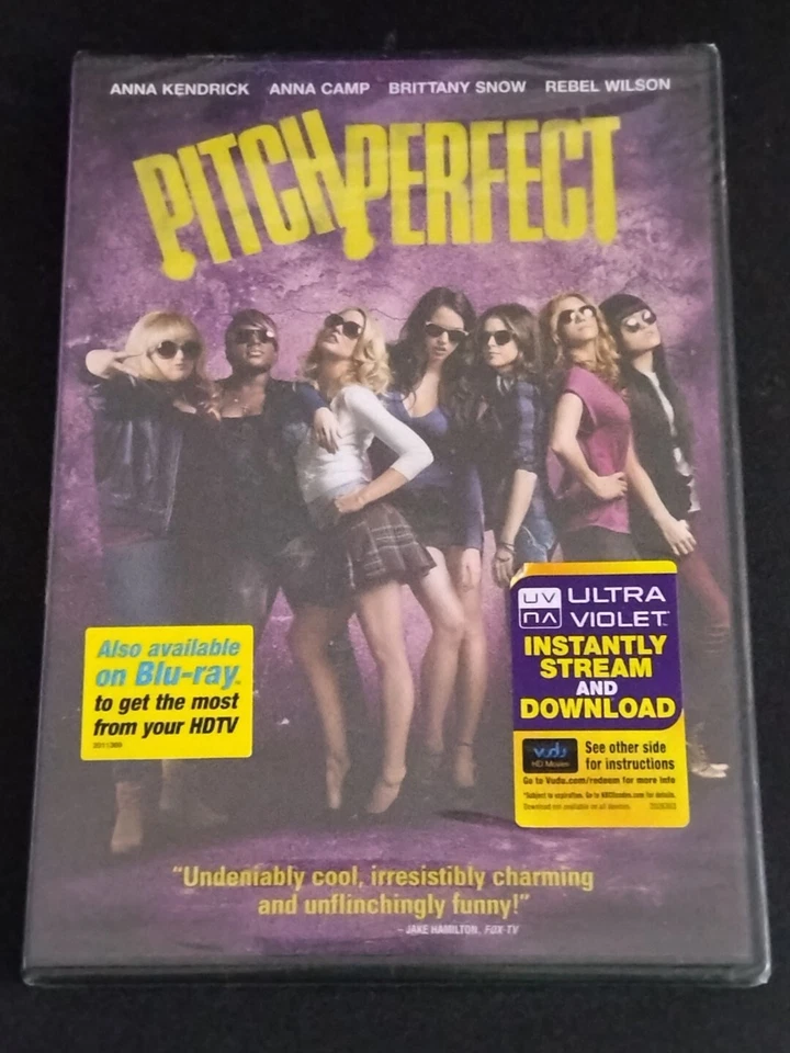 Pitch Perfect DVD New Widescreen Anna Kendrick Rebel Wilson Anna Camp movie film - Image 1 of 1